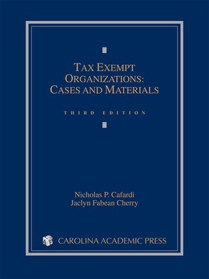 cover image of Tax Exempt Organizations